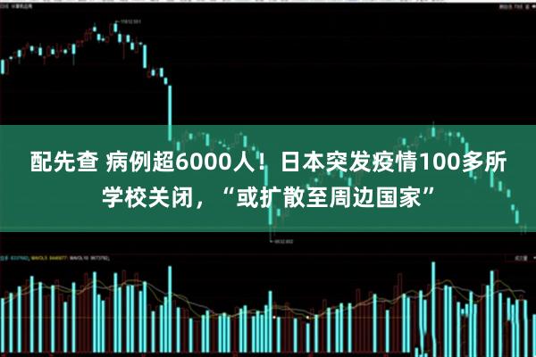 配先查 病例超6000人！日本突发疫情100多所学校关闭，“或扩散至周边国家”