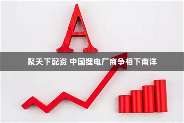 聚天下配资 中国锂电厂商争相下南洋